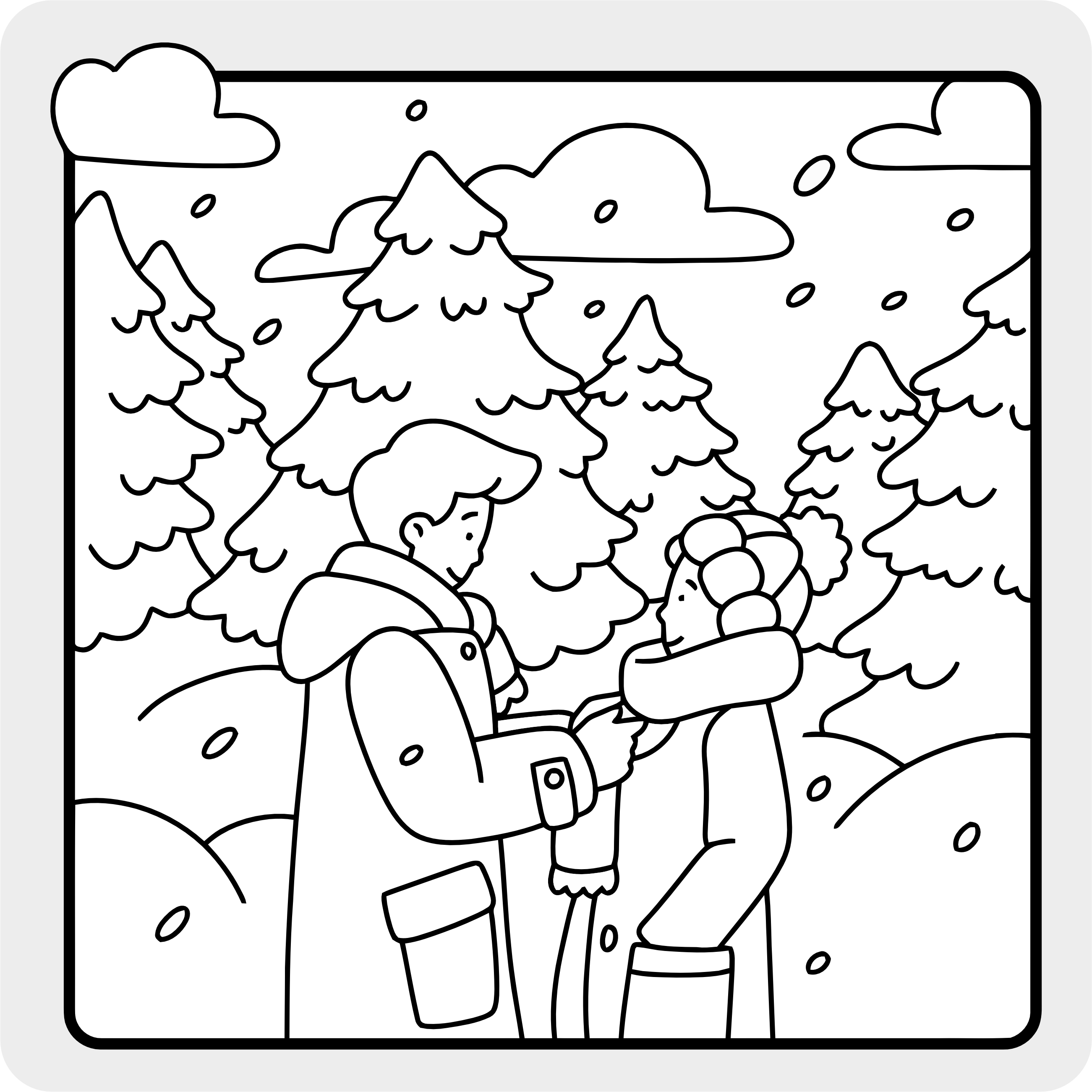 Winter Moment of Happiness